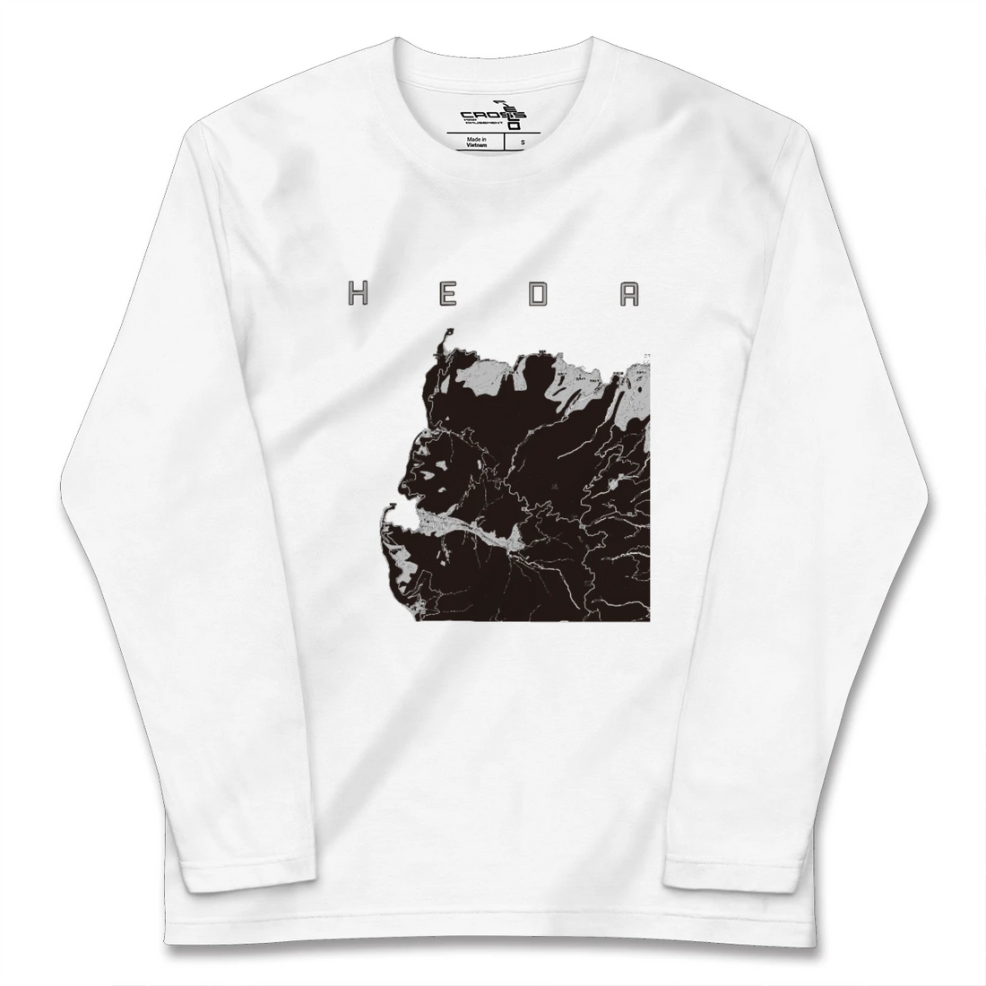 【戸田(静岡県)(静岡県)】地図柄ロングスリーブTシャツ