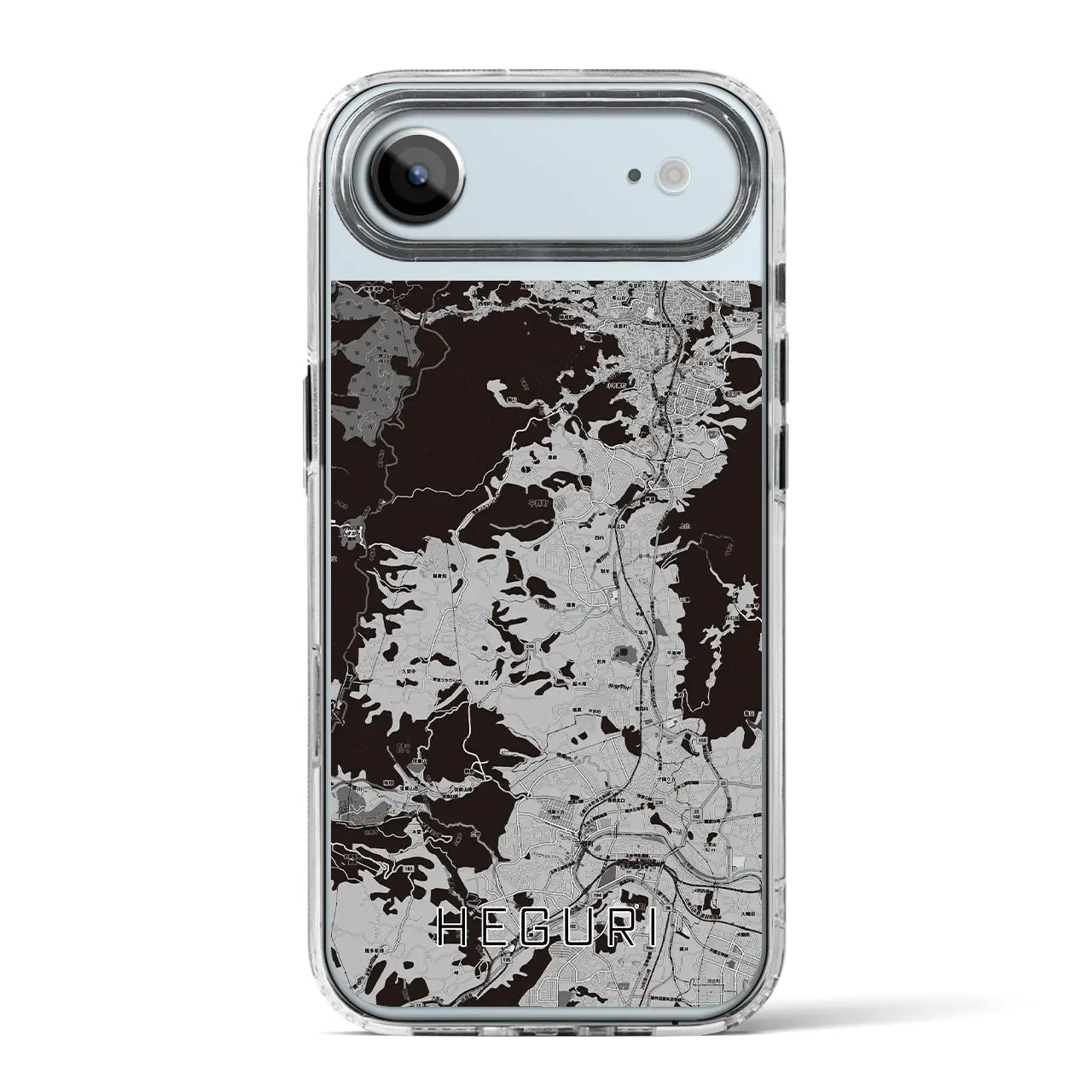 【平群（奈良県）】地図柄iPhoneケース（MagSafeタイプ）