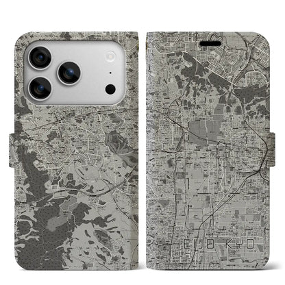 【平城京（奈良県）】地図柄iPhoneケース（手帳タイプ）