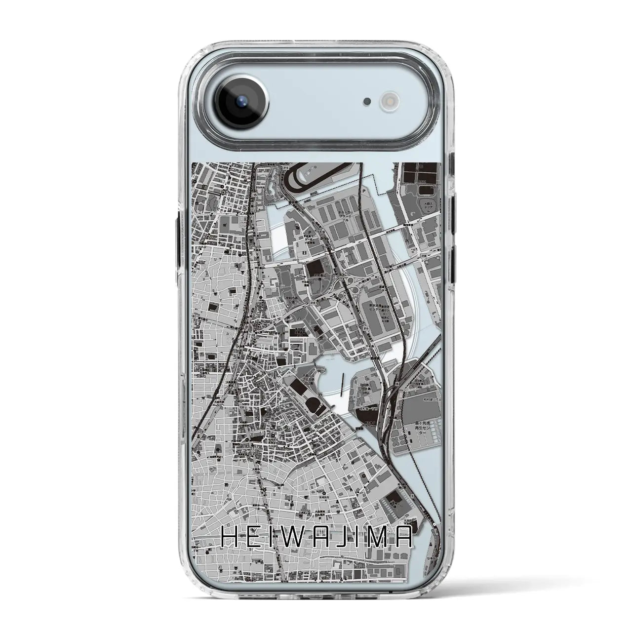 【平和島（東京都）】地図柄iPhoneケース（MagSafeタイプ）