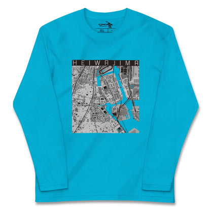 【平和島（東京都）】地図柄ロングスリーブTシャツ