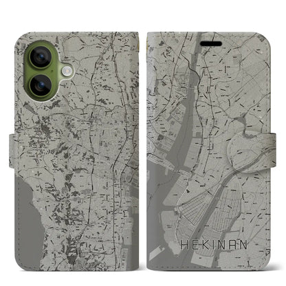 【碧南（愛知県）】地図柄iPhoneケース（手帳タイプ）