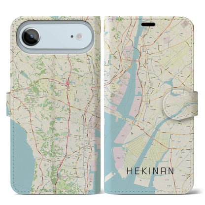 【碧南（愛知県）】地図柄iPhoneケース（手帳タイプ）