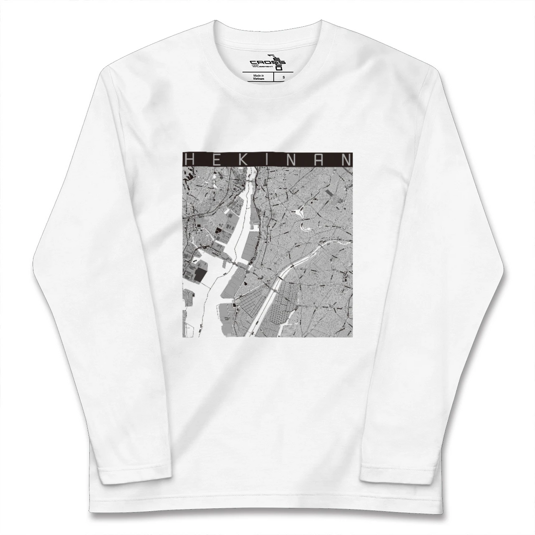 【碧南(愛知県)】地図柄ロングスリーブTシャツ