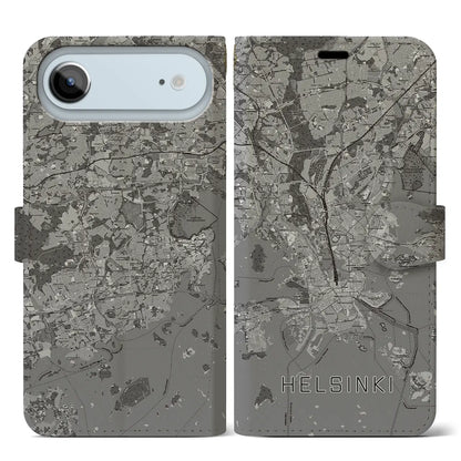 【ヘルシンキ（フィンランド）】地図柄iPhoneケース（手帳タイプ）