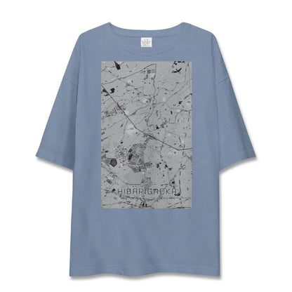 【ひばりヶ丘（東京都）】地図柄ビッグシルエットTシャツ