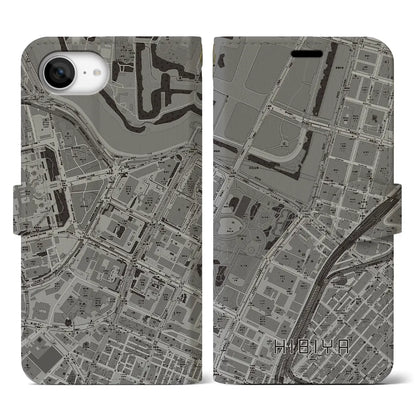 【日比谷（東京都）】地図柄iPhoneケース（手帳タイプ）