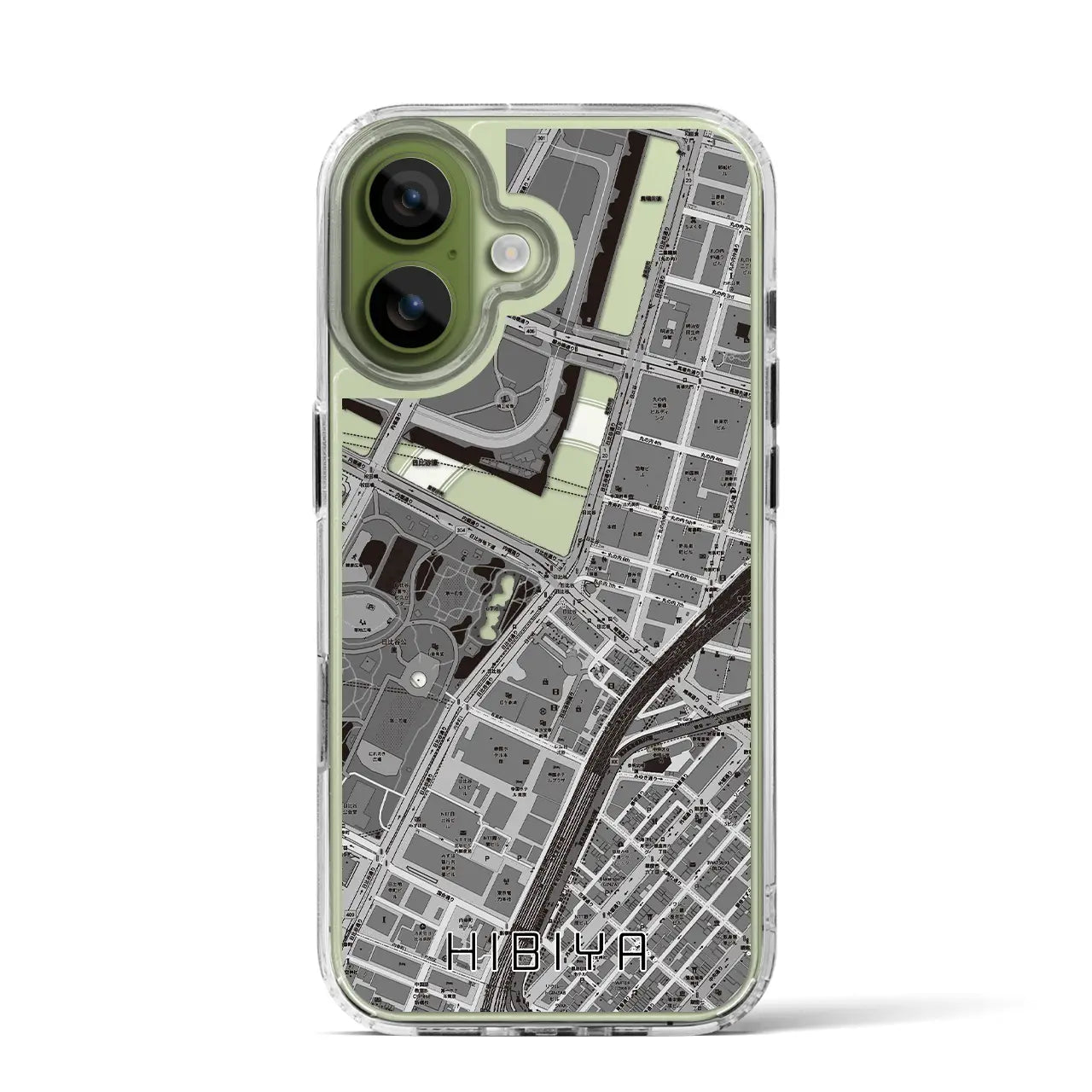 【日比谷（東京都）】地図柄iPhoneケース（MagSafeタイプ）