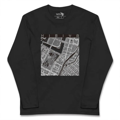 【日比谷（東京都）】地図柄ロングスリーブTシャツ