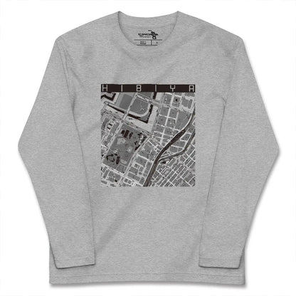 【日比谷（東京都）】地図柄ロングスリーブTシャツ