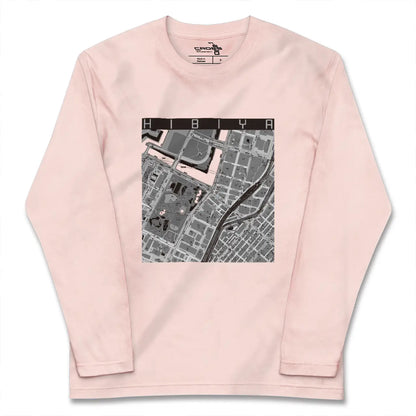 【日比谷（東京都）】地図柄ロングスリーブTシャツ