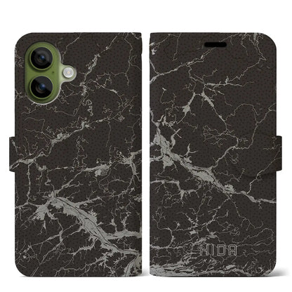 【飛騨（岐阜県）】地図柄iPhoneケース（手帳タイプ）