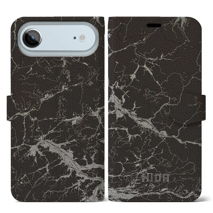 【飛騨（岐阜県）】地図柄iPhoneケース（手帳タイプ）