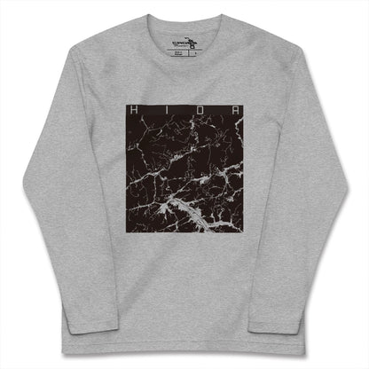 【飛騨（岐阜県）】地図柄ロングスリーブTシャツ