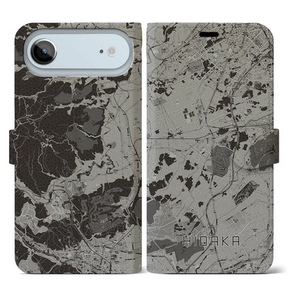 【日高（埼玉県）】地図柄iPhoneケース（手帳タイプ）