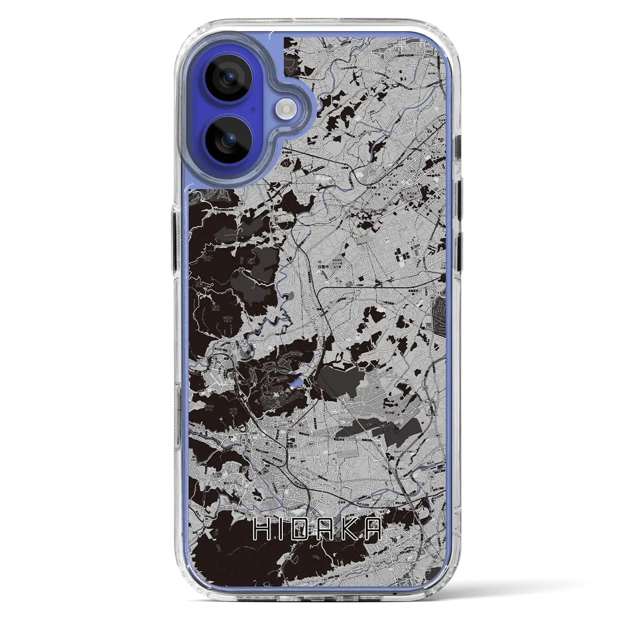 【日高（埼玉県）】地図柄iPhoneケース（MagSafeタイプ）