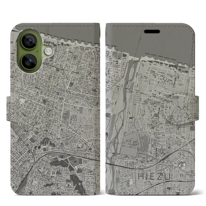 【日吉津（鳥取県）】地図柄iPhoneケース（手帳タイプ）