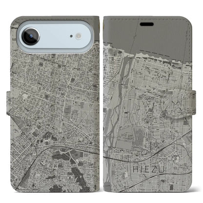 【日吉津（鳥取県）】地図柄iPhoneケース（手帳タイプ）