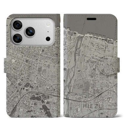 【日吉津（鳥取県）】地図柄iPhoneケース（手帳タイプ）