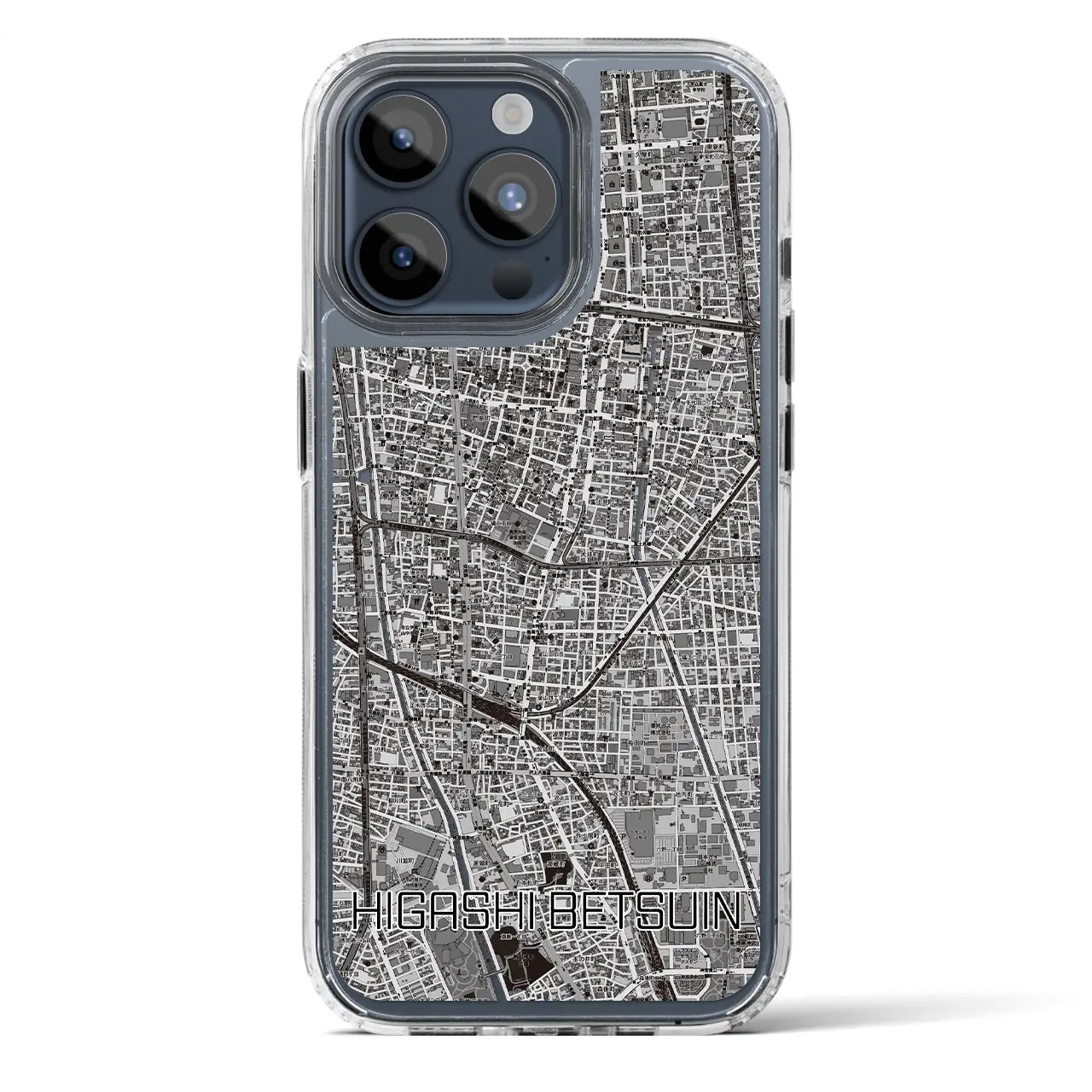 【東別院（愛知県）】地図柄iPhoneケース（MagSafeタイプ）