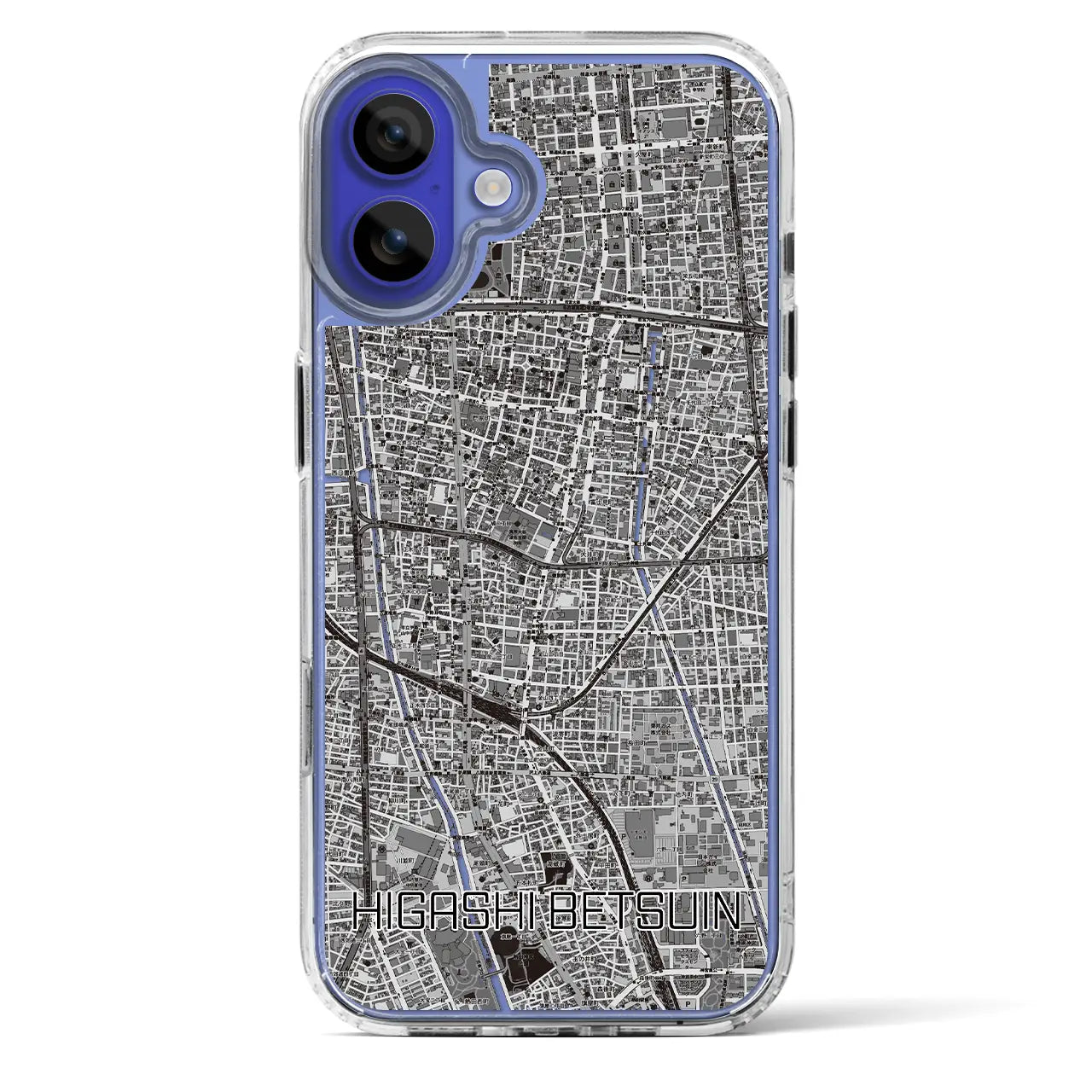 【東別院（愛知県）】地図柄iPhoneケース（MagSafeタイプ）