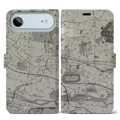 【東府中（東京都）】地図柄iPhoneケース（手帳タイプ）