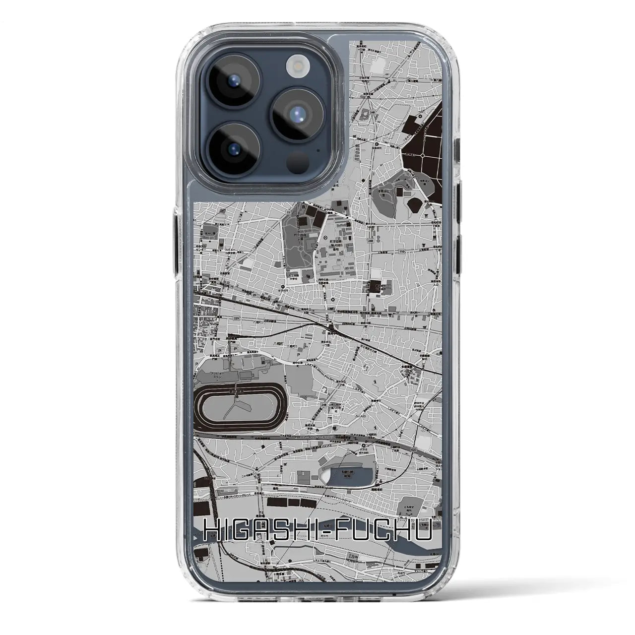 【東府中（東京都）】地図柄iPhoneケース（MagSafeタイプ）