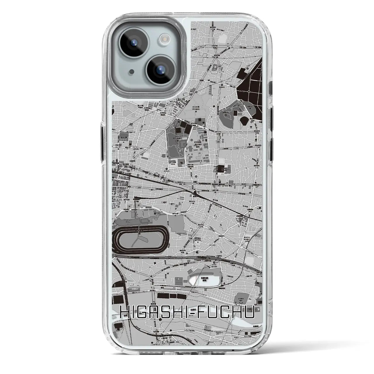 【東府中（東京都）】地図柄iPhoneケース（MagSafeタイプ）