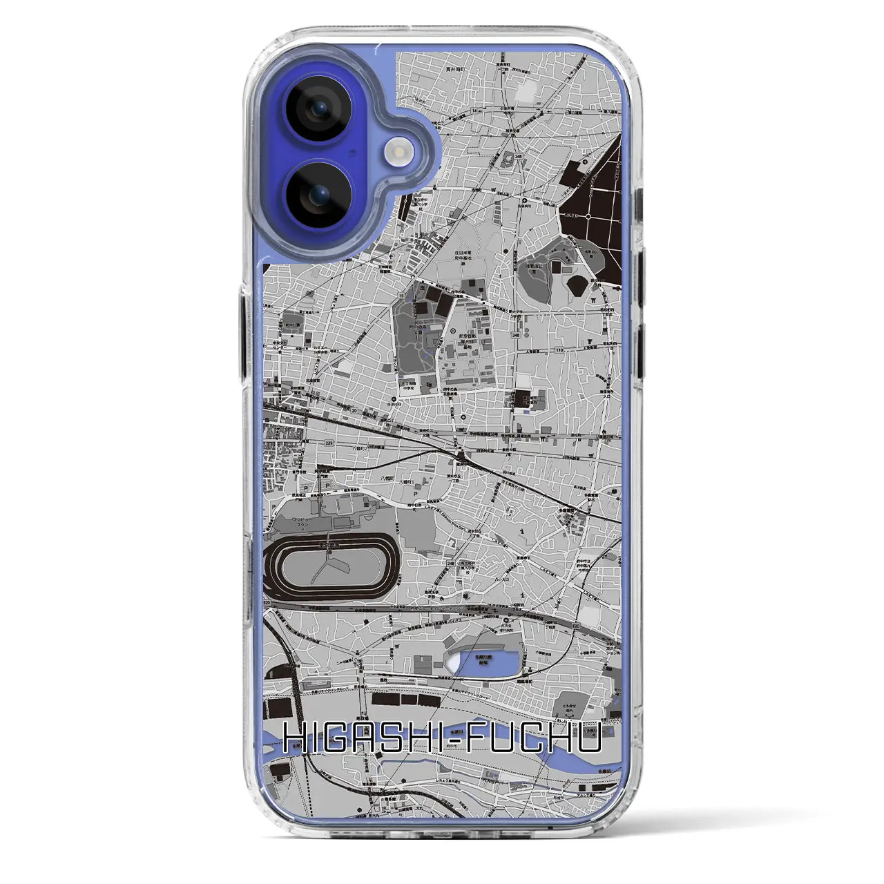【東府中（東京都）】地図柄iPhoneケース（MagSafeタイプ）