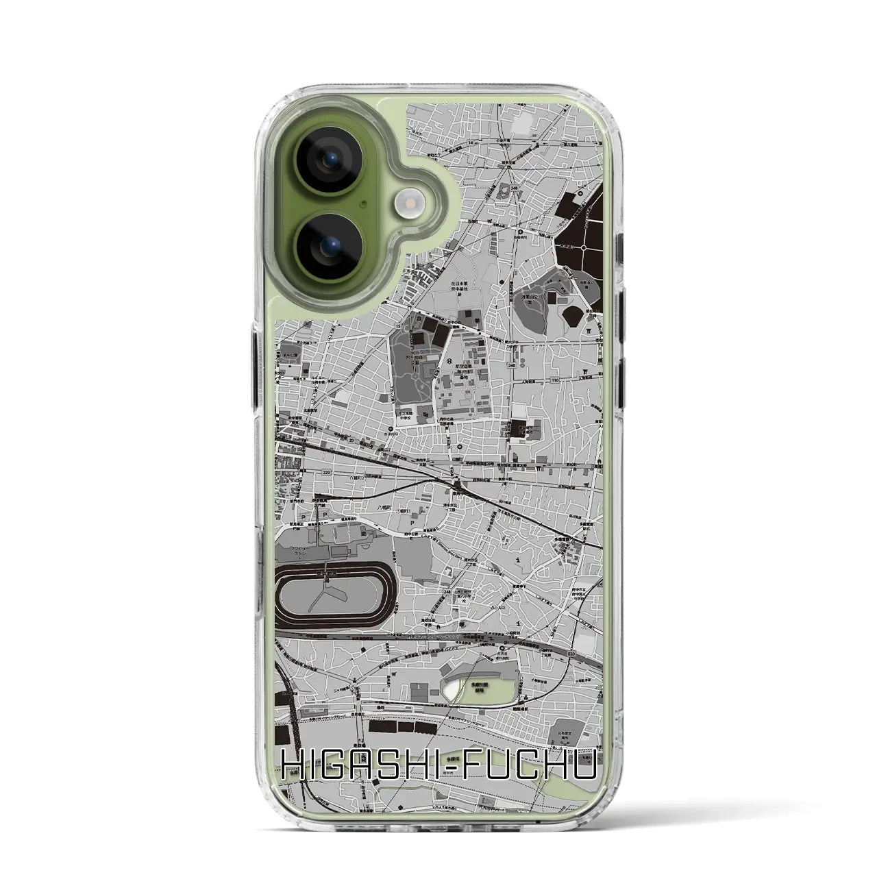 【東府中（東京都）】地図柄iPhoneケース（MagSafeタイプ）