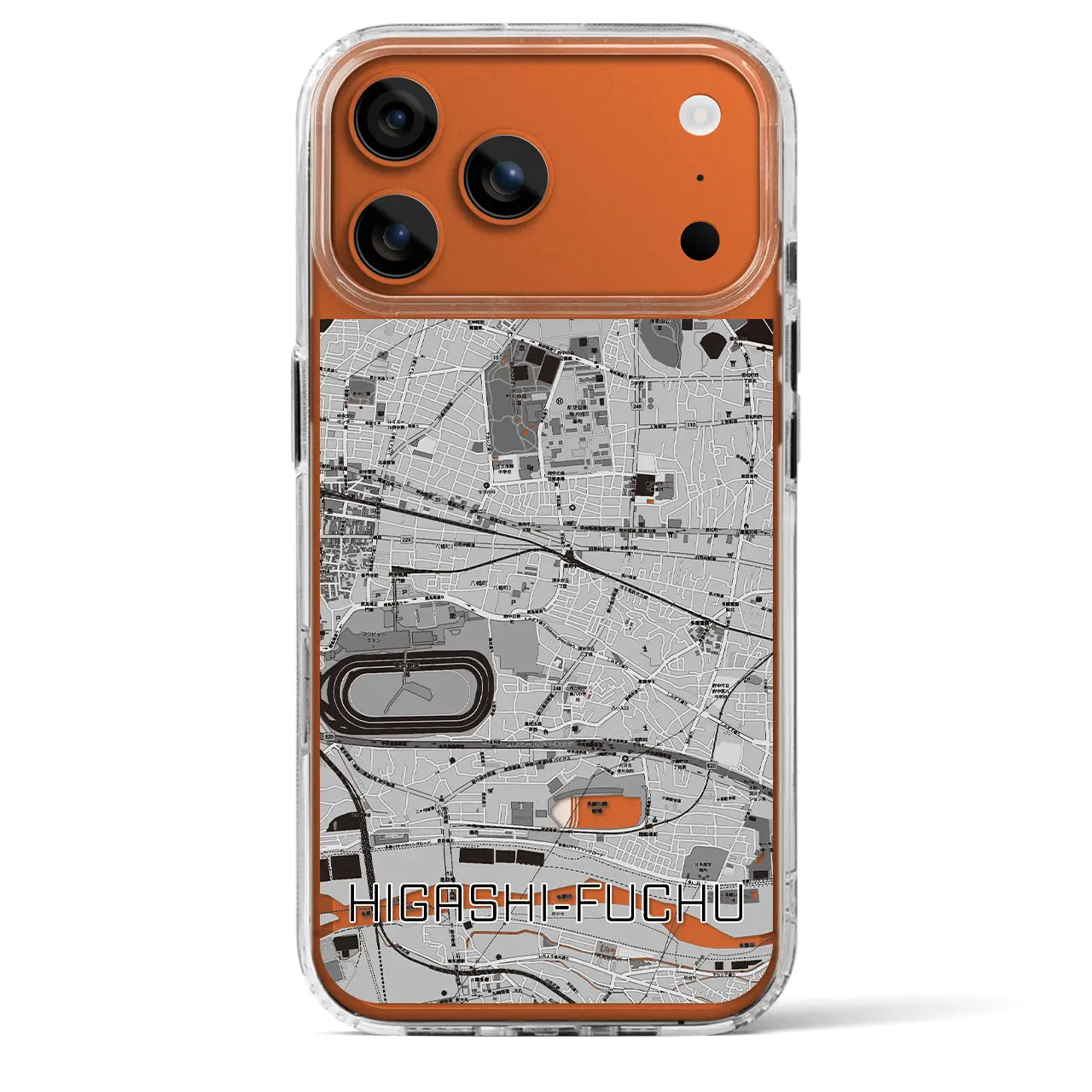 【東府中（東京都）】地図柄iPhoneケース（MagSafeタイプ）