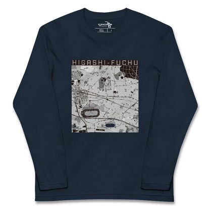 【東府中（東京都）】地図柄ロングスリーブTシャツ