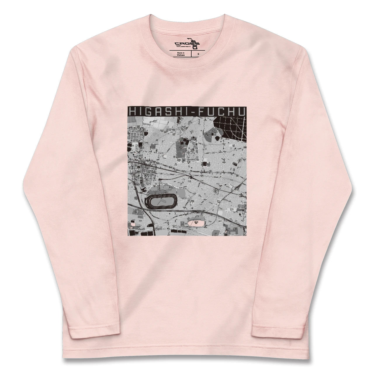 【東府中（東京都）】地図柄ロングスリーブTシャツ