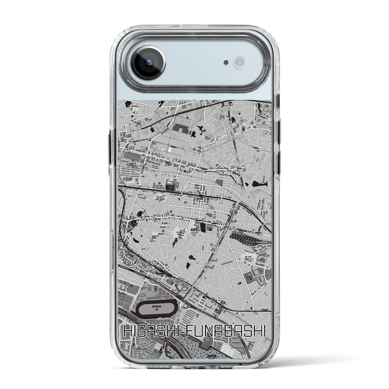 【東船橋（千葉県）】地図柄iPhoneケース（MagSafeタイプ）