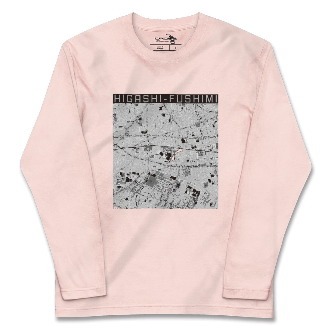 【東伏見(東京都)】地図柄ロングスリーブTシャツ