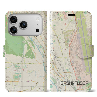 【東福生（東京都）】地図柄iPhoneケース（手帳タイプ）