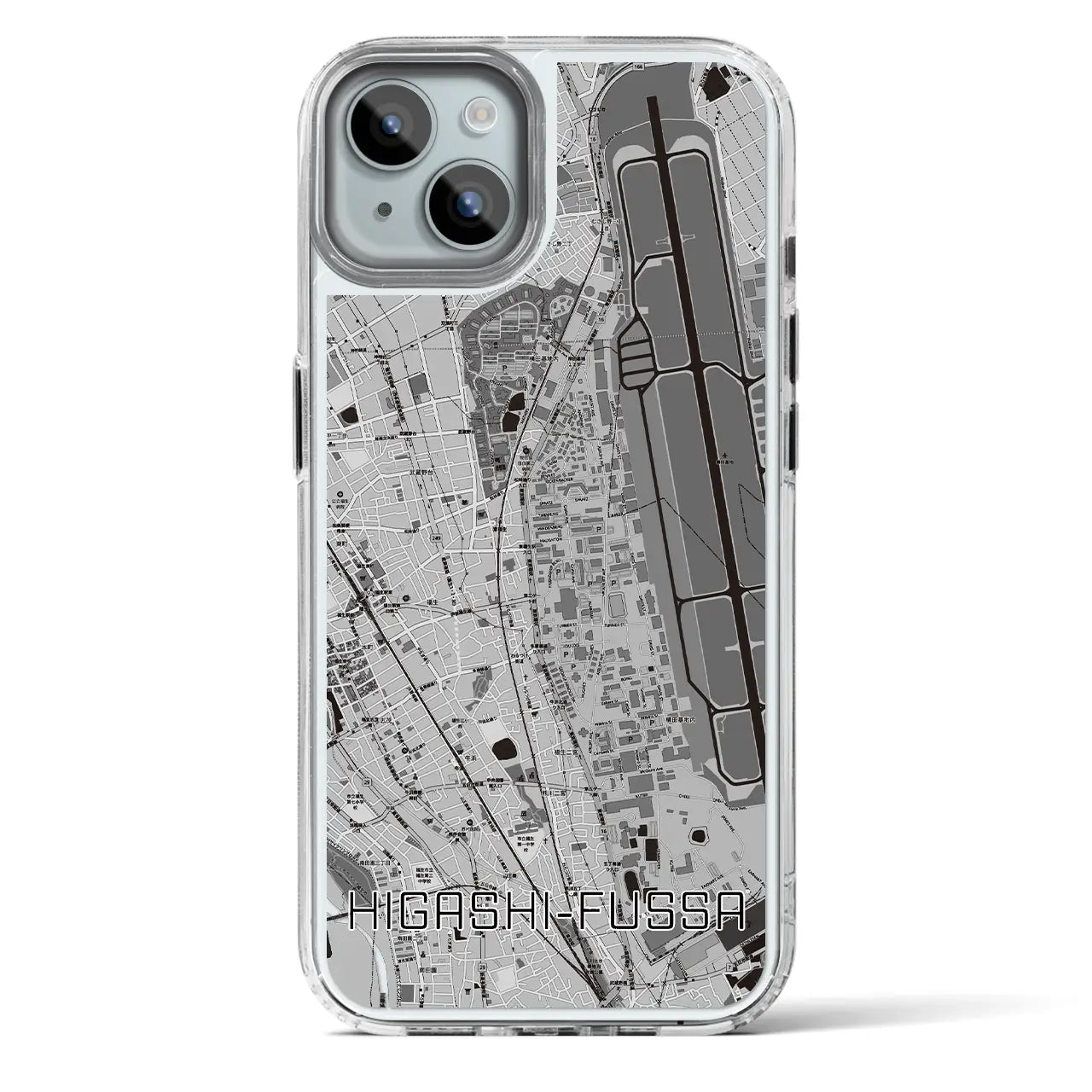 【東福生（東京都）】地図柄iPhoneケース（MagSafeタイプ）