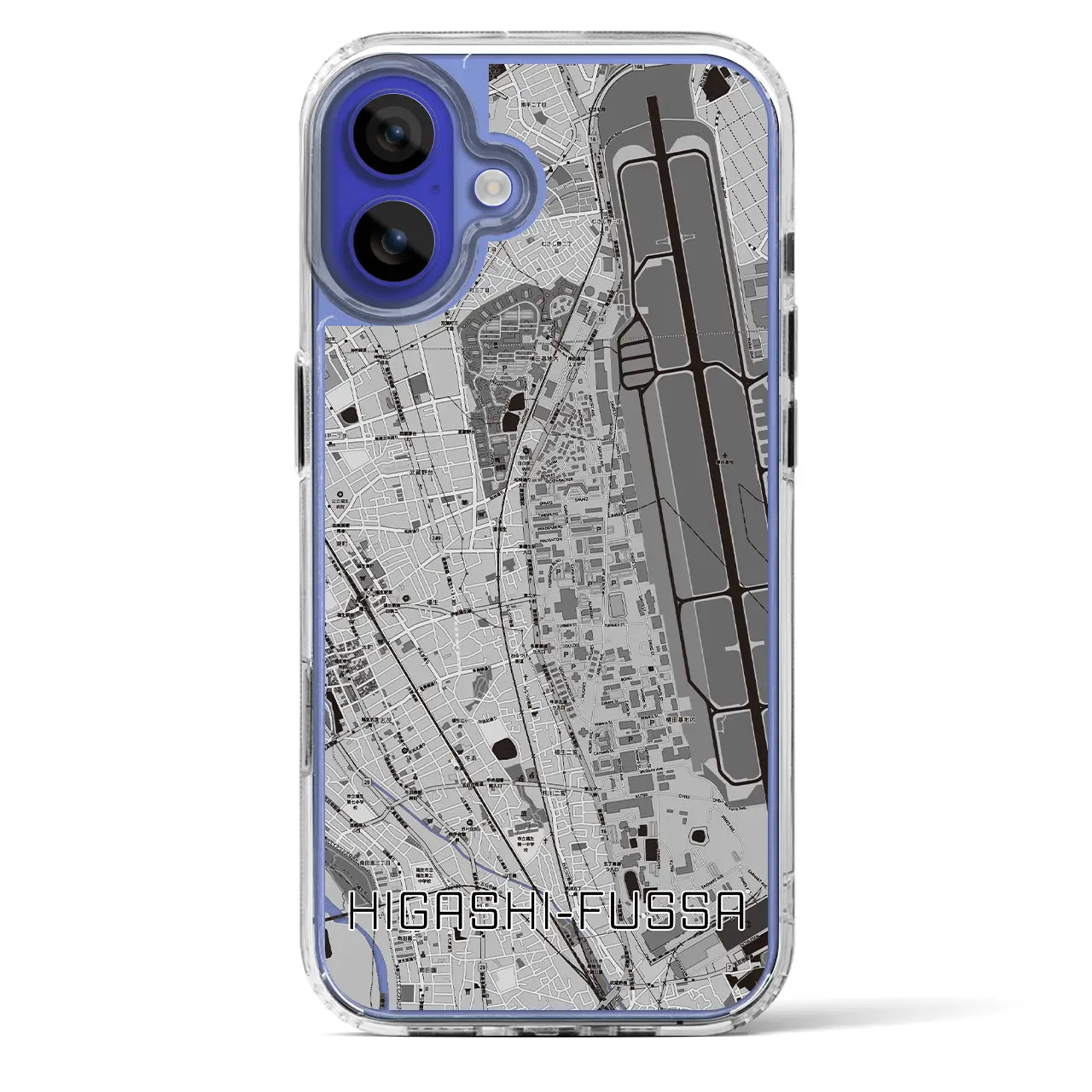 【東福生（東京都）】地図柄iPhoneケース（MagSafeタイプ）