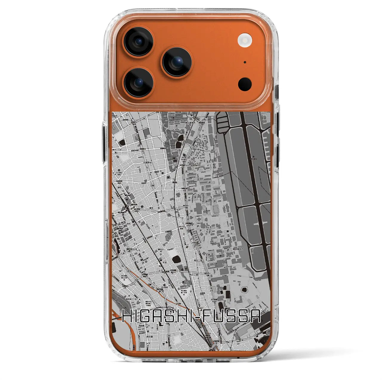 【東福生（東京都）】地図柄iPhoneケース（MagSafeタイプ）