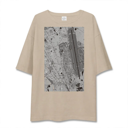 【東福生（東京都）】地図柄ビッグシルエットTシャツ