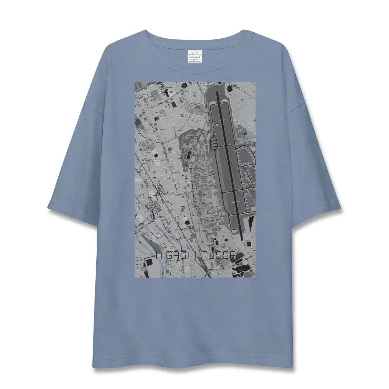 【東福生（東京都）】地図柄ビッグシルエットTシャツ
