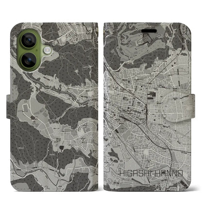 【東飯能（埼玉県）】地図柄iPhoneケース（手帳タイプ）