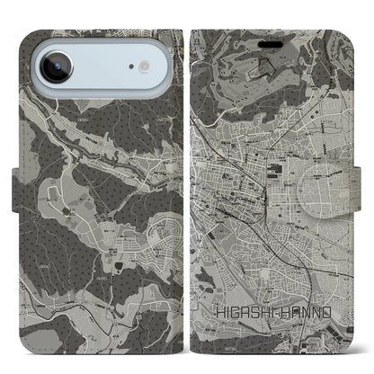 【東飯能（埼玉県）】地図柄iPhoneケース（手帳タイプ）