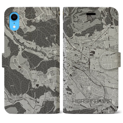 【東飯能（埼玉県）】地図柄iPhoneケース（手帳タイプ）