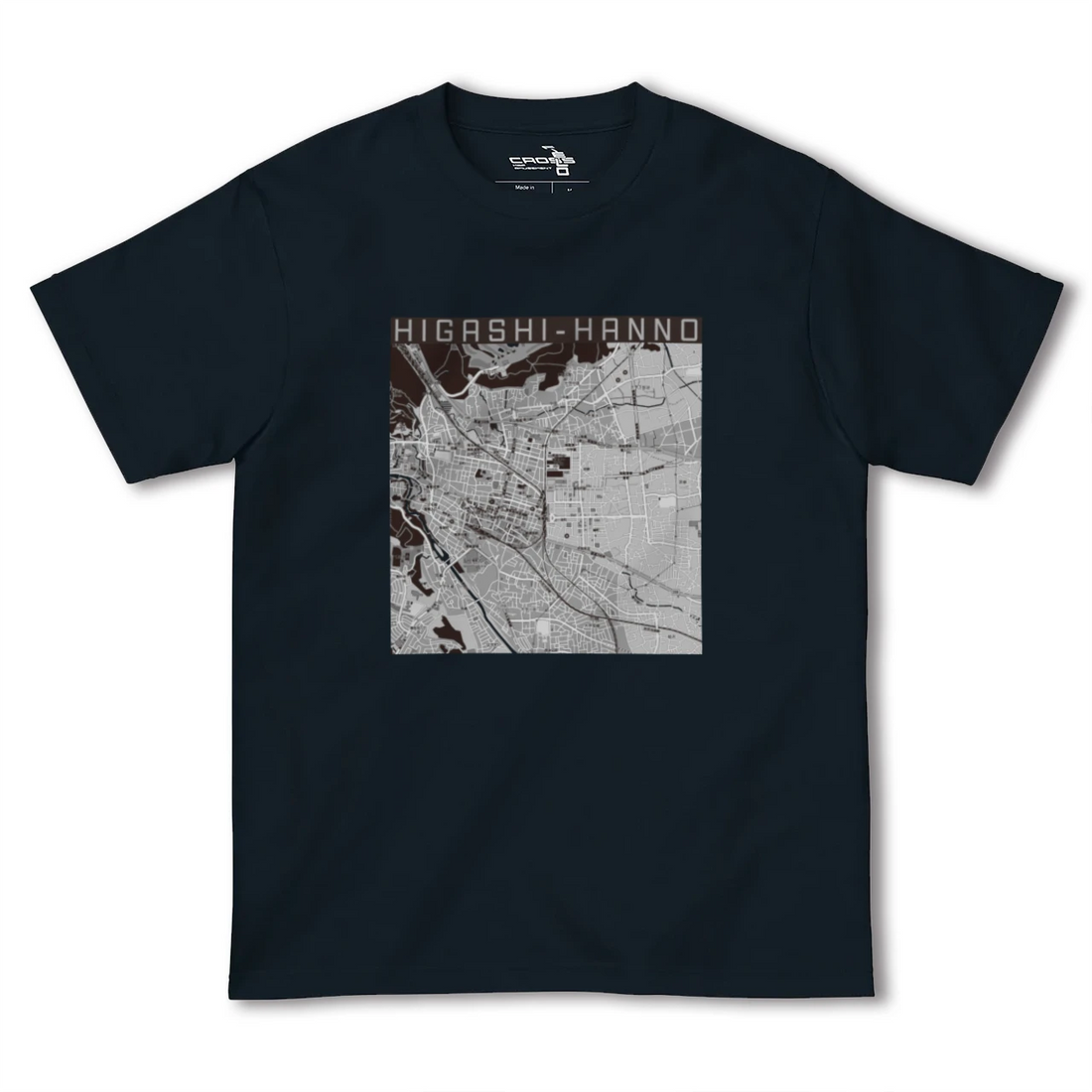 【東飯能(埼玉県)】地図柄ヘビーウェイトTシャツ