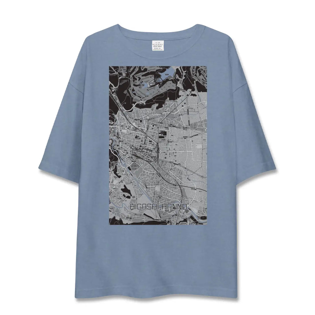 【東飯能（埼玉県）】地図柄ビッグシルエットTシャツ