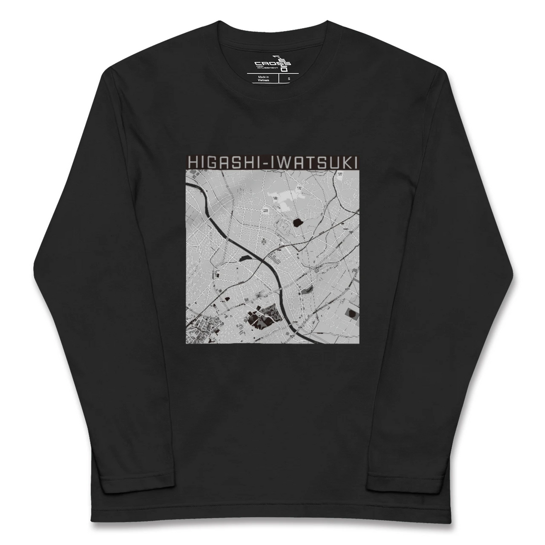 【東岩槻(埼玉県)】地図柄ロングスリーブTシャツ