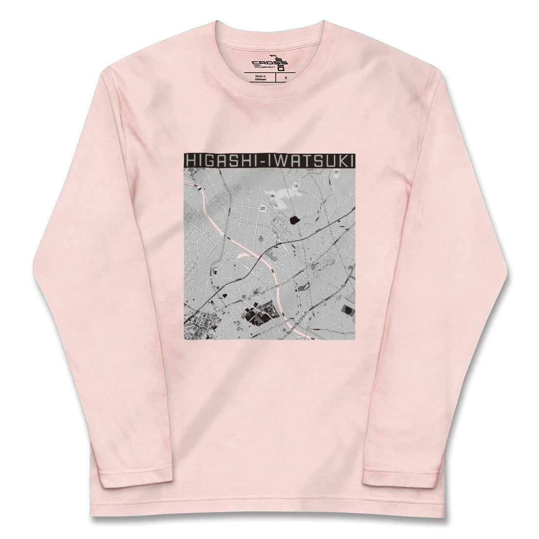 【東岩槻（埼玉県）】地図柄ロングスリーブTシャツ