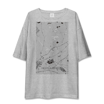 【東岩槻（埼玉県）】地図柄ビッグシルエットTシャツ