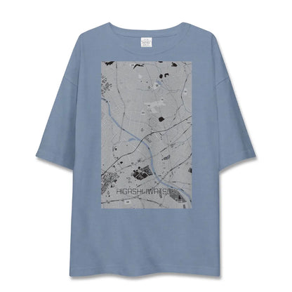 【東岩槻（埼玉県）】地図柄ビッグシルエットTシャツ